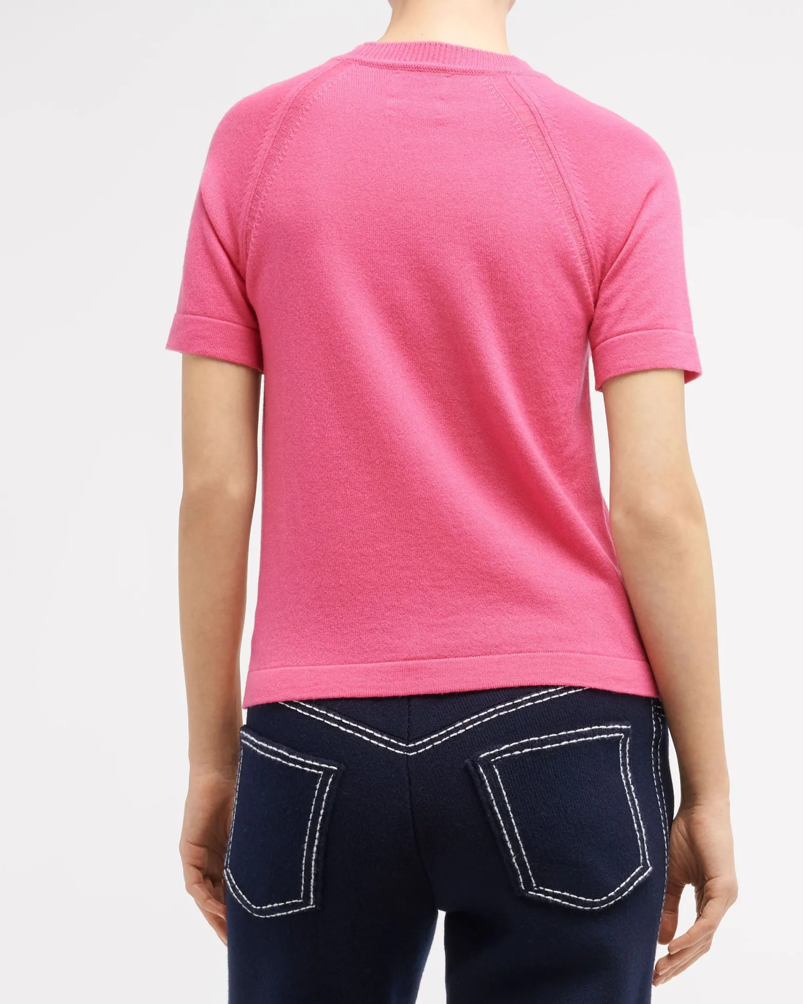 Women Barrie Cashmere short sleeves top