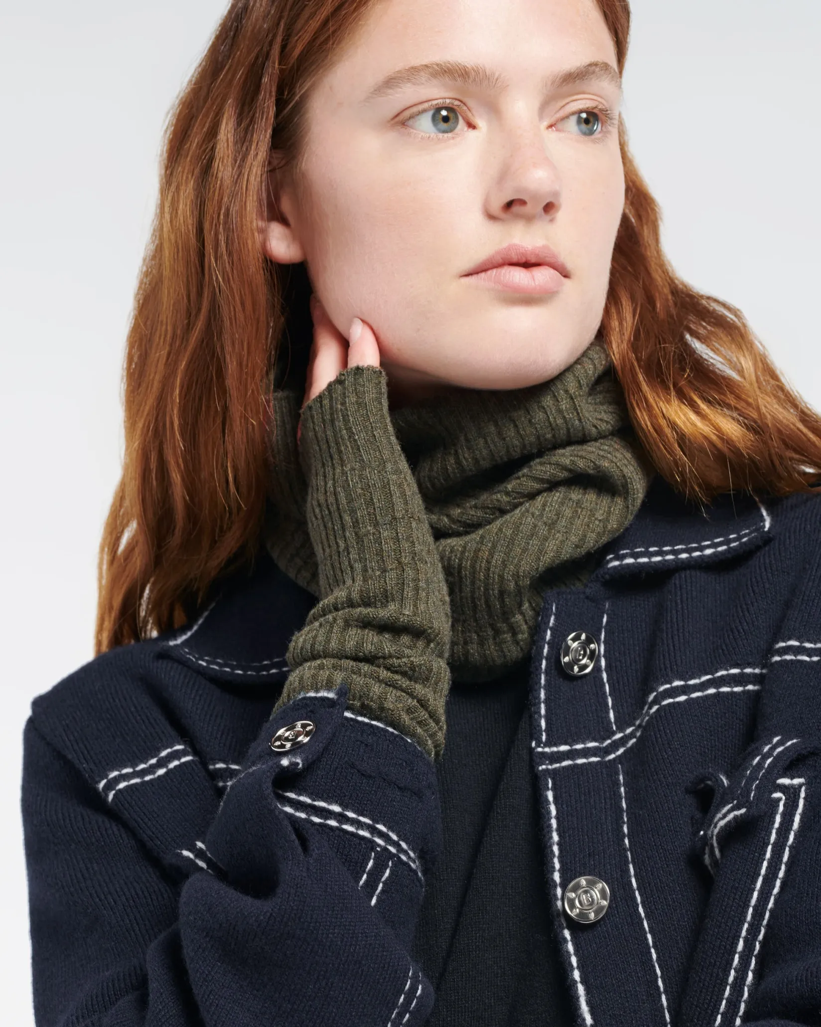 Women Barrie Cashmere snood