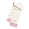 Women Barrie Cashmere striped scarf