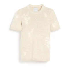 Women Barrie Cashmere top with a floral motif