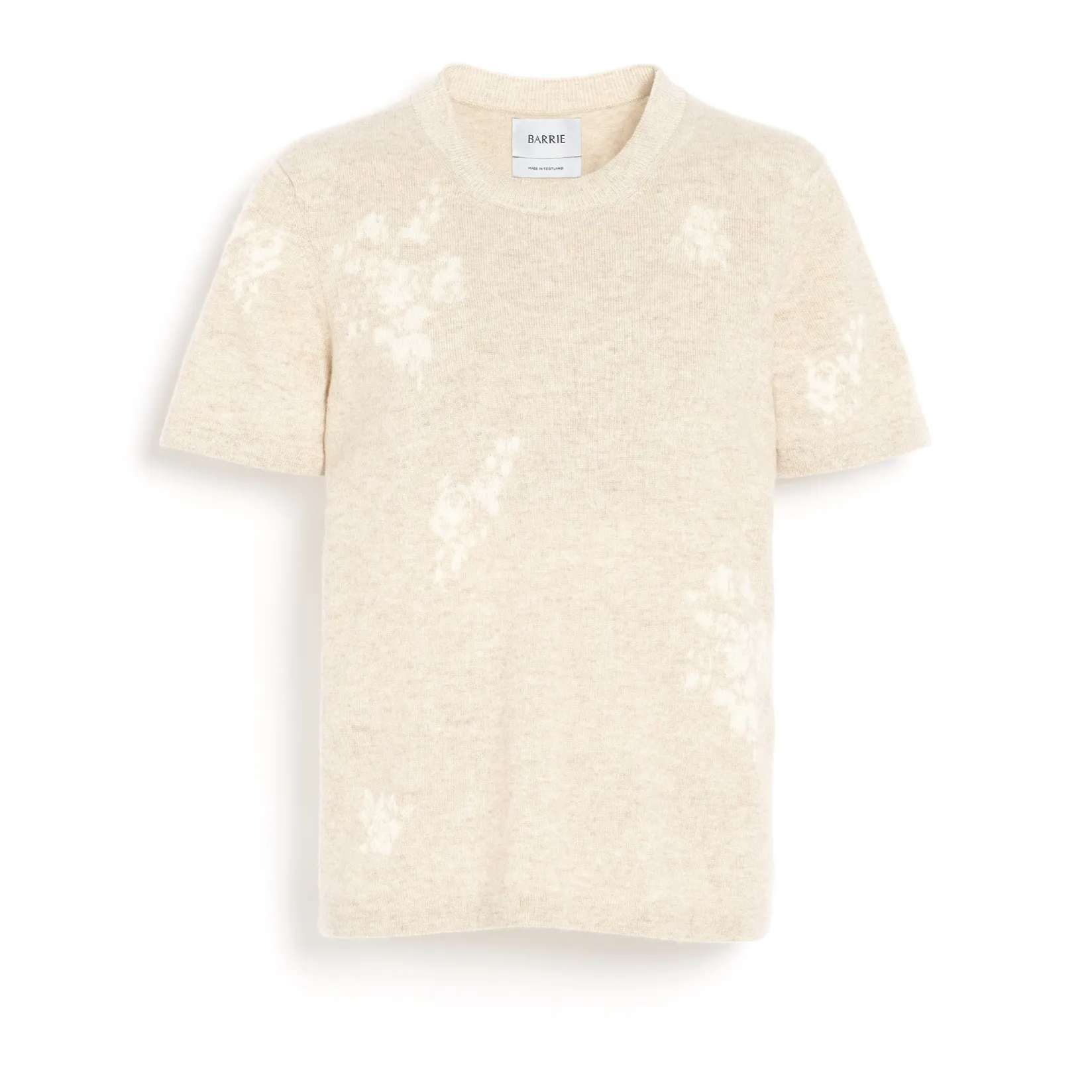 Women Barrie Cashmere top with a floral motif