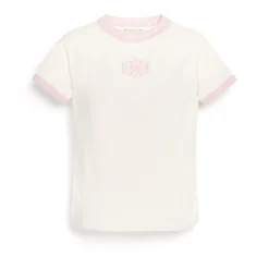 Women Barrie Cashmere top with B logo