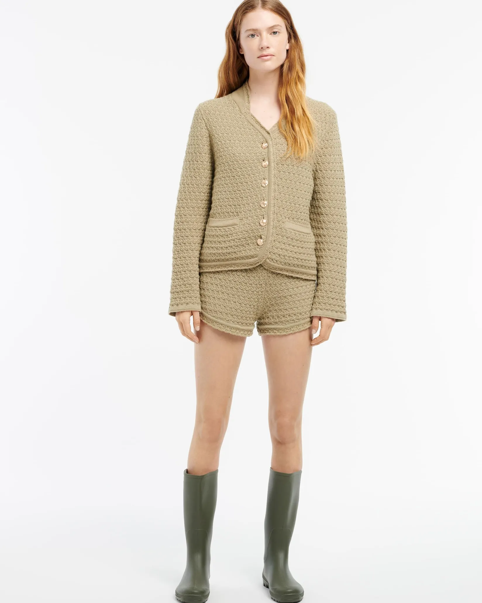 Women Barrie Cashmere tweed jacket