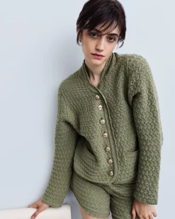 Women Barrie Cashmere tweed shorts