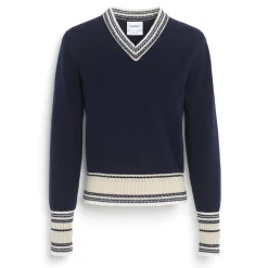 Women Barrie Cashmere V-neck jumper