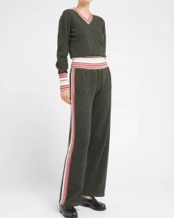 Women Barrie Cashmere V-neck jumper