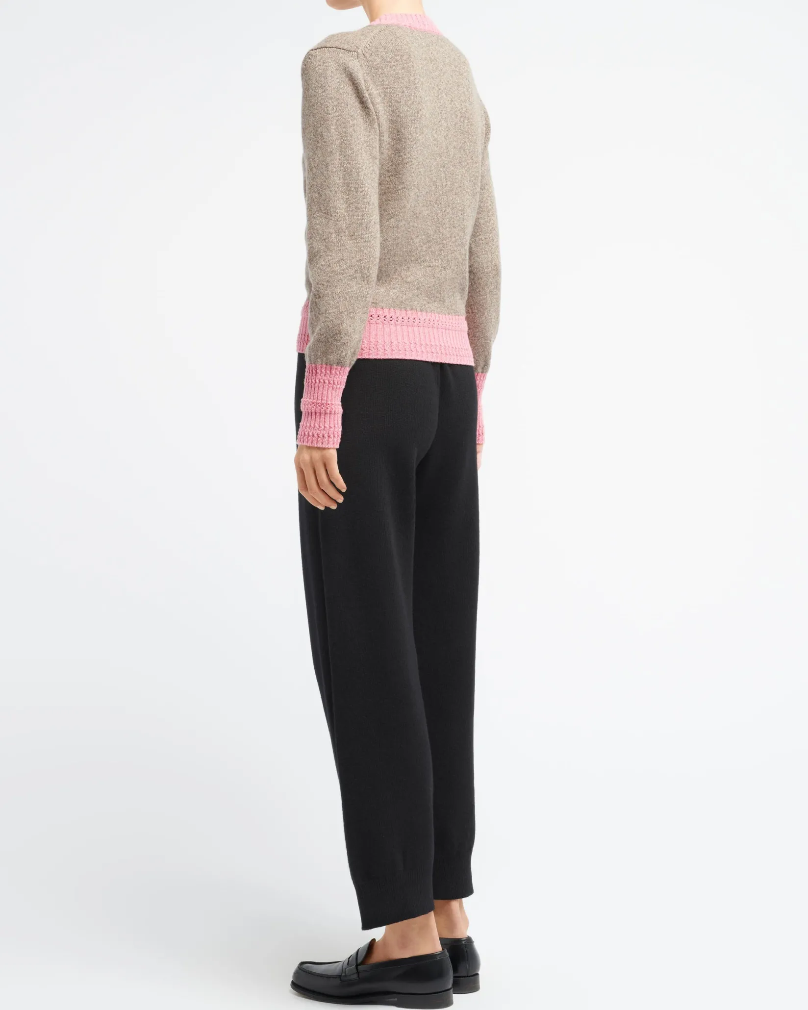 Women Barrie Cashmere V-neck jumper