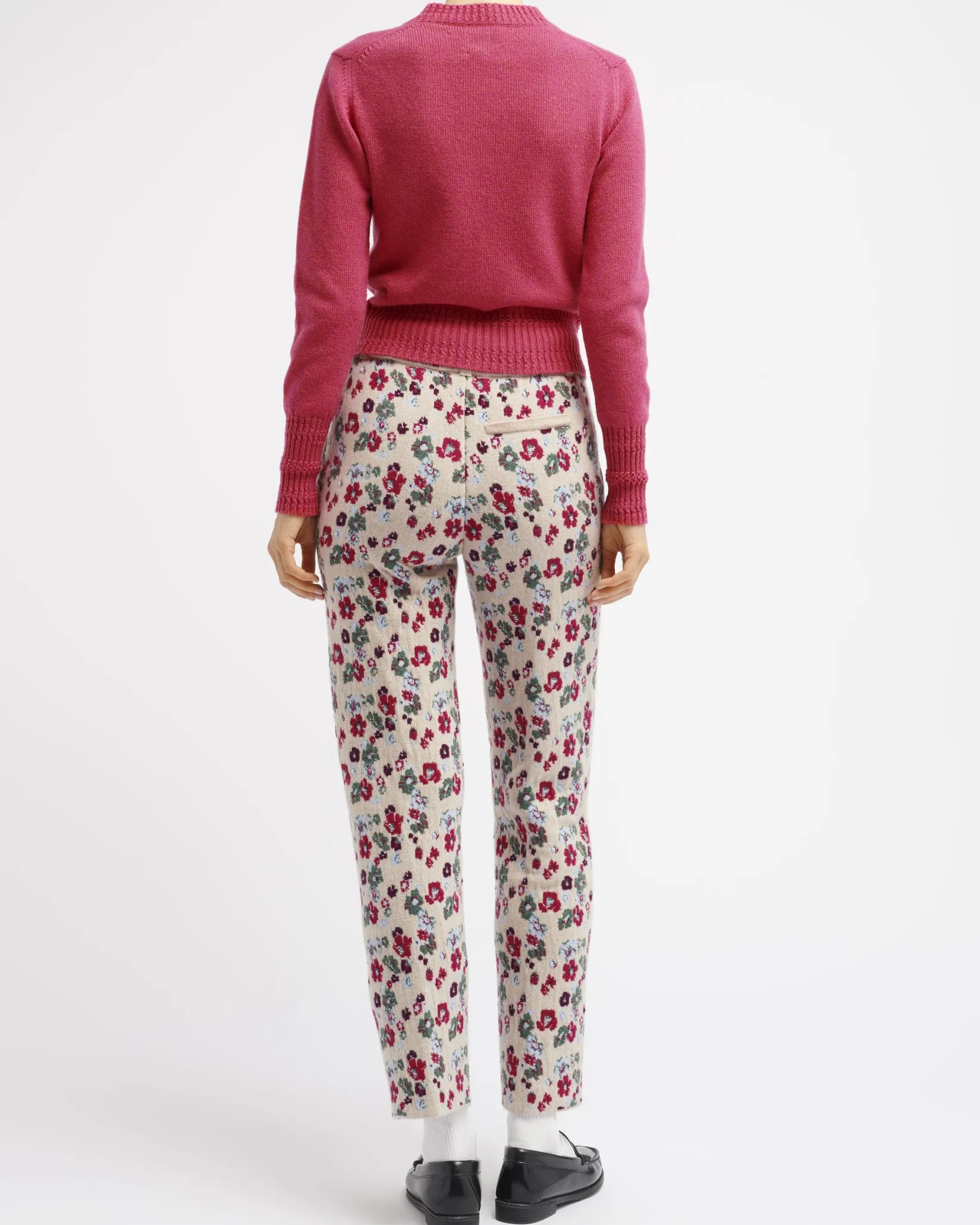 Women Barrie Cashmere V-neck jumper