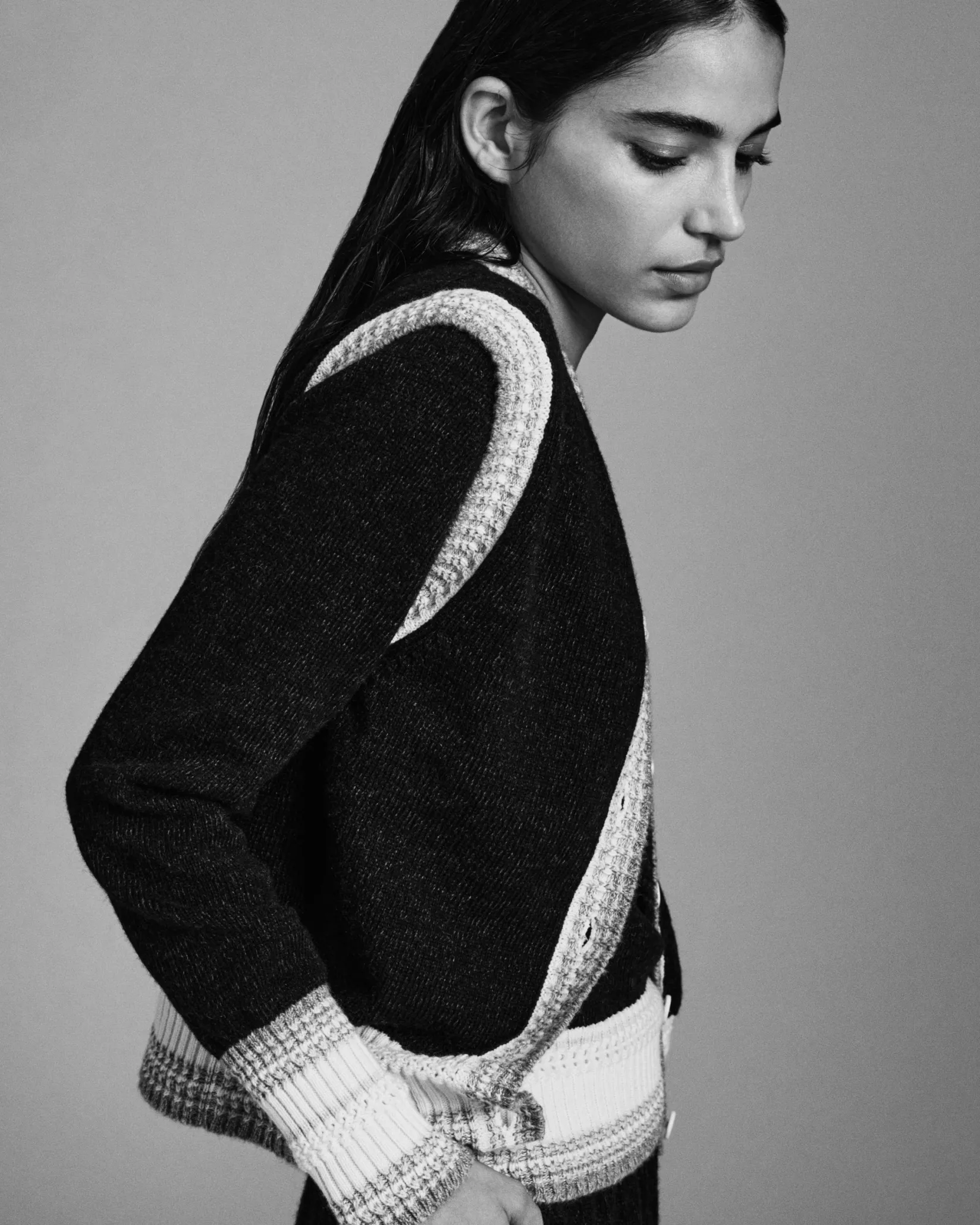 Women Barrie Cashmere V-neck jumper