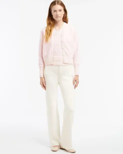 Women Barrie Cashmere V-neck jumper