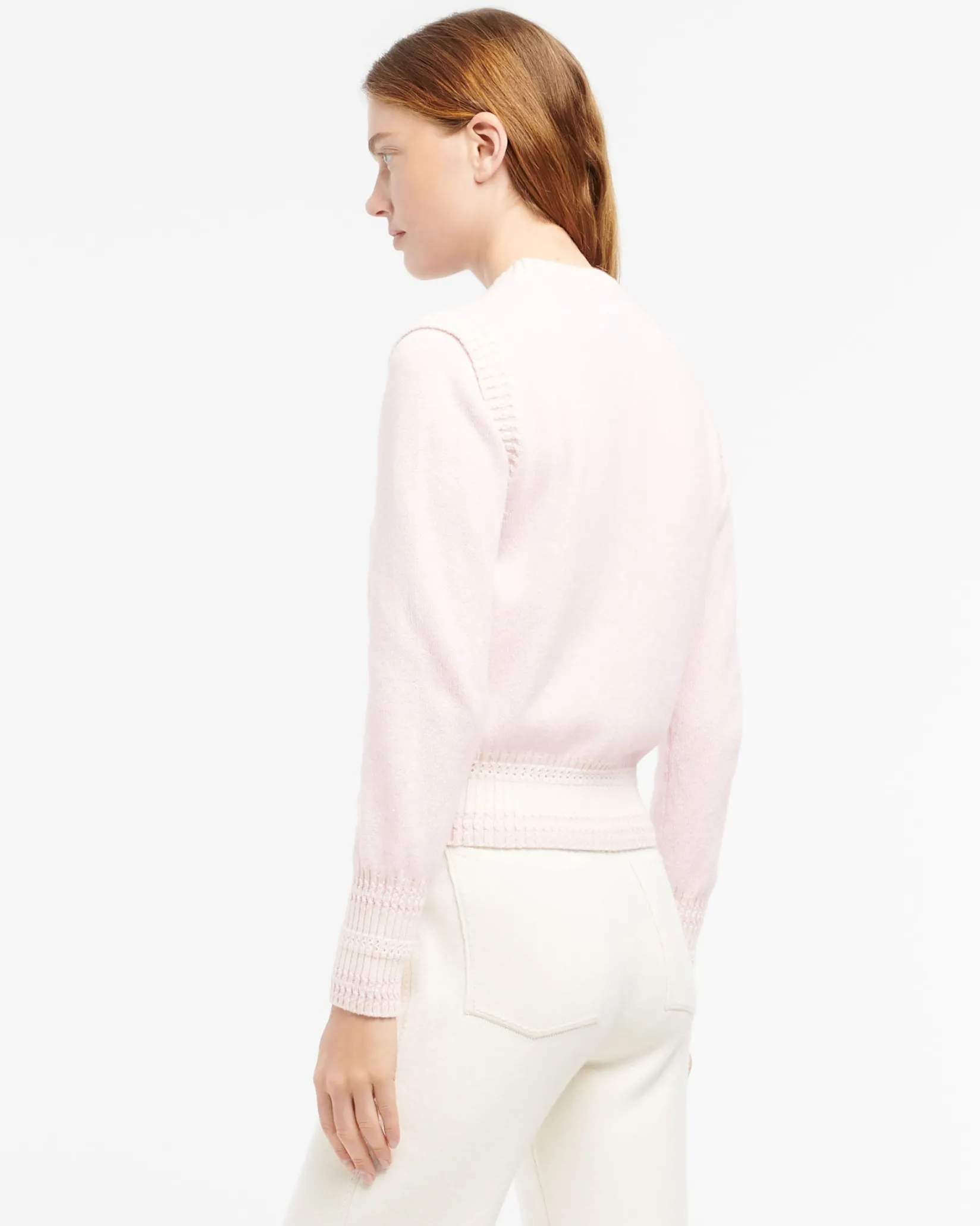 Women Barrie Cashmere V-neck jumper