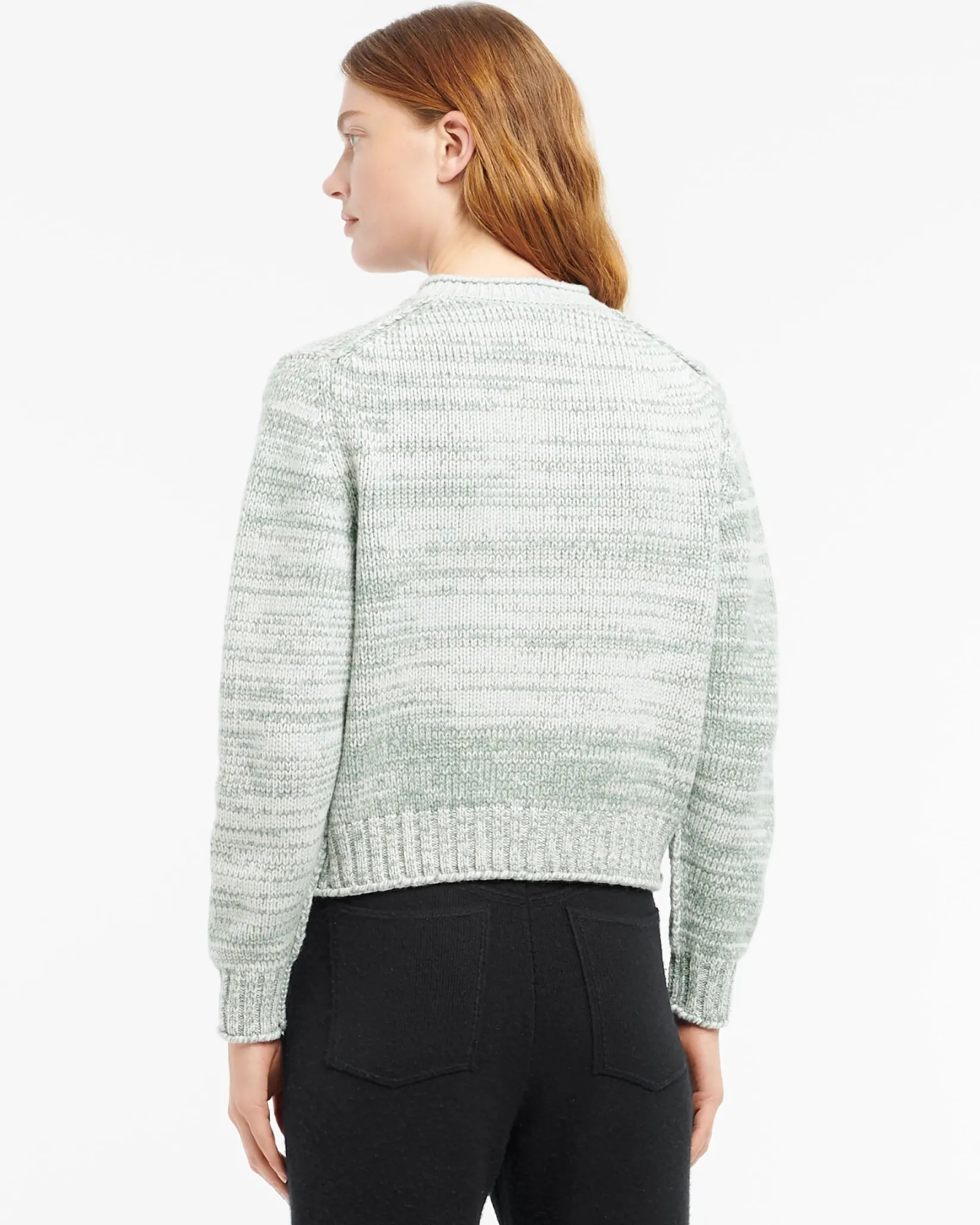 Women Barrie Chunky cashmere cardigan with gold buttons