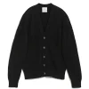 Barrie 3D logo V-neck cashmere cardigan
