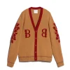 Barrie 3D logo V-neck cashmere cardigan