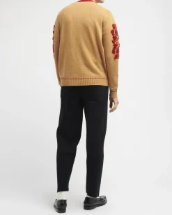 Barrie 3D logo V-neck cashmere cardigan
