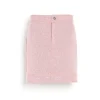 Women Barrie Denim cashmere and cotton skirt