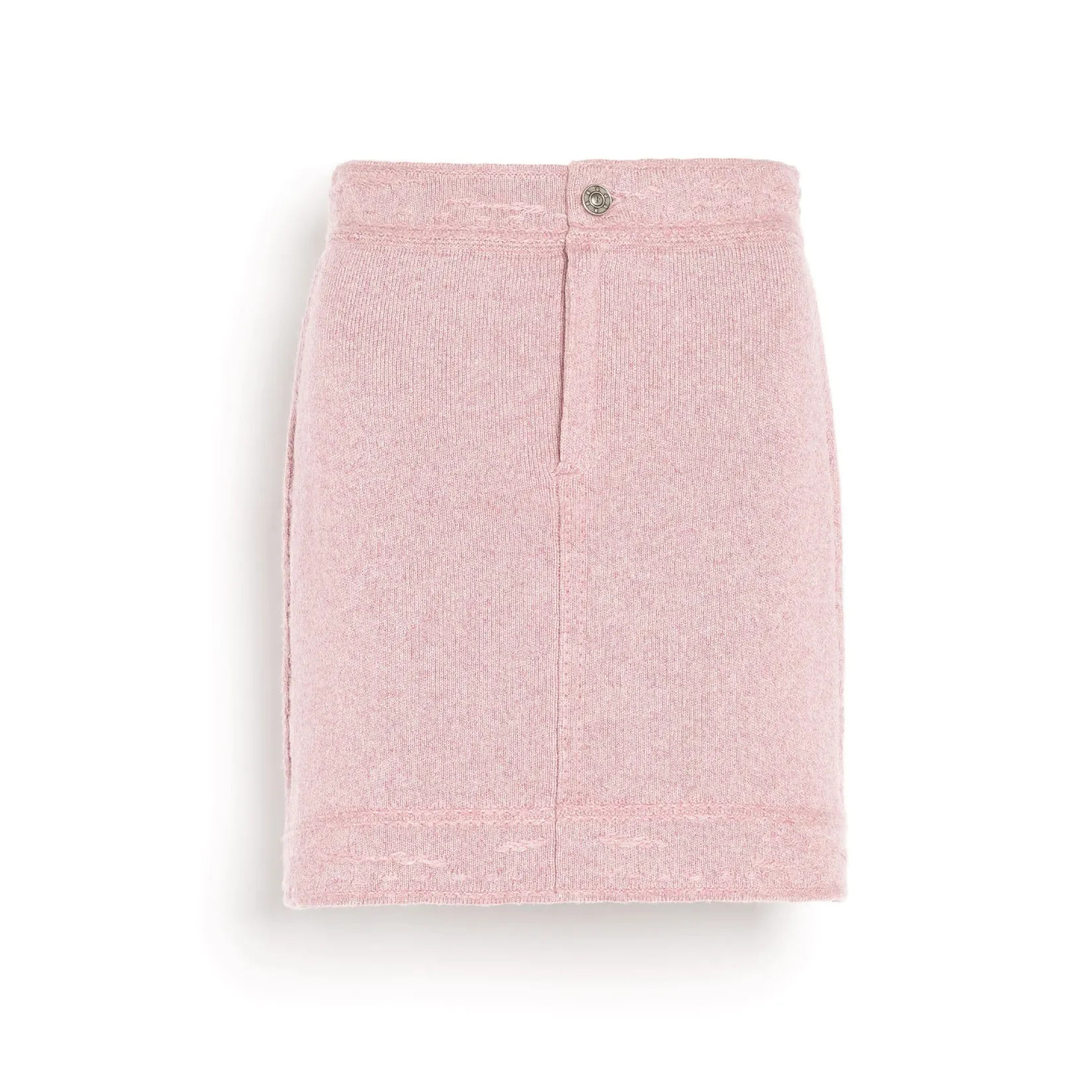 Women Barrie Denim cashmere and cotton skirt