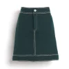Women Barrie Denim cashmere and cotton skirt