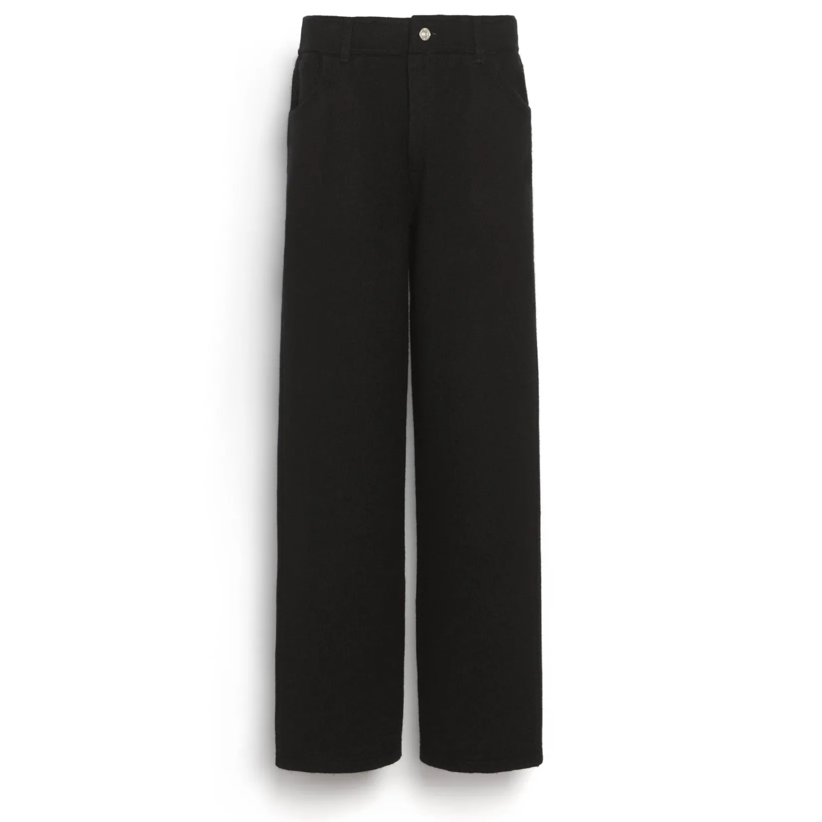 Barrie Denim cashmere and cotton trousers