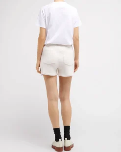 Women Barrie Denim cashmere and cotton shorts