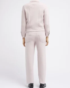 Women Barrie Denim cashmere and cotton boyfriend trousers