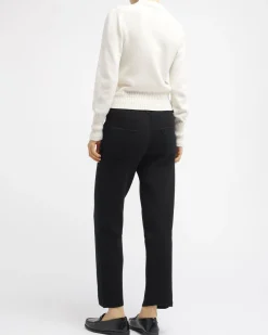 Women Barrie Denim cashmere and cotton boyfriend trousers