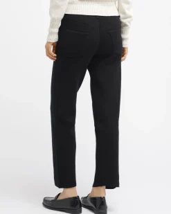 Women Barrie Denim cashmere and cotton boyfriend trousers