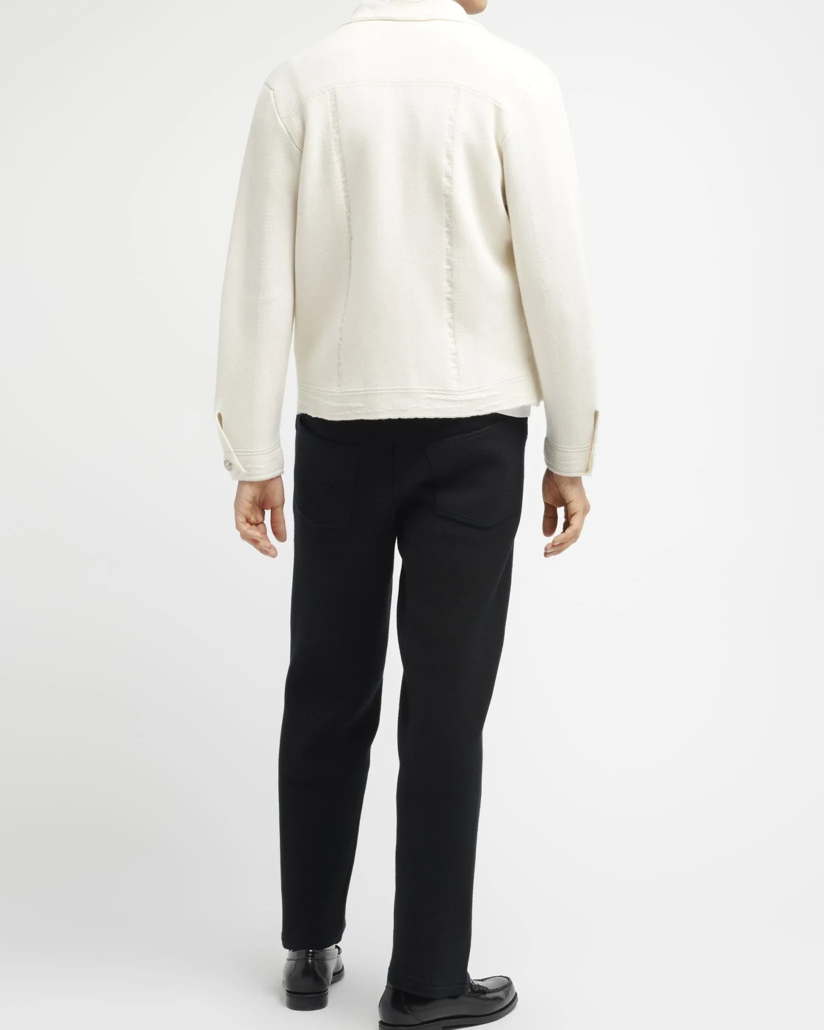 Barrie Denim cashmere and cotton jacket