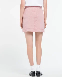 Women Barrie Denim cashmere and cotton skirt