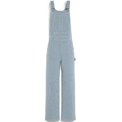 Women Barrie Denim overalls in cashmere and cotton