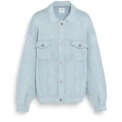 Barrie Denim oversized cashmere and cotton jacket