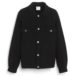 Barrie Denim oversized cashmere and cotton jacket