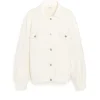 Barrie Denim oversized cashmere and cotton jacket