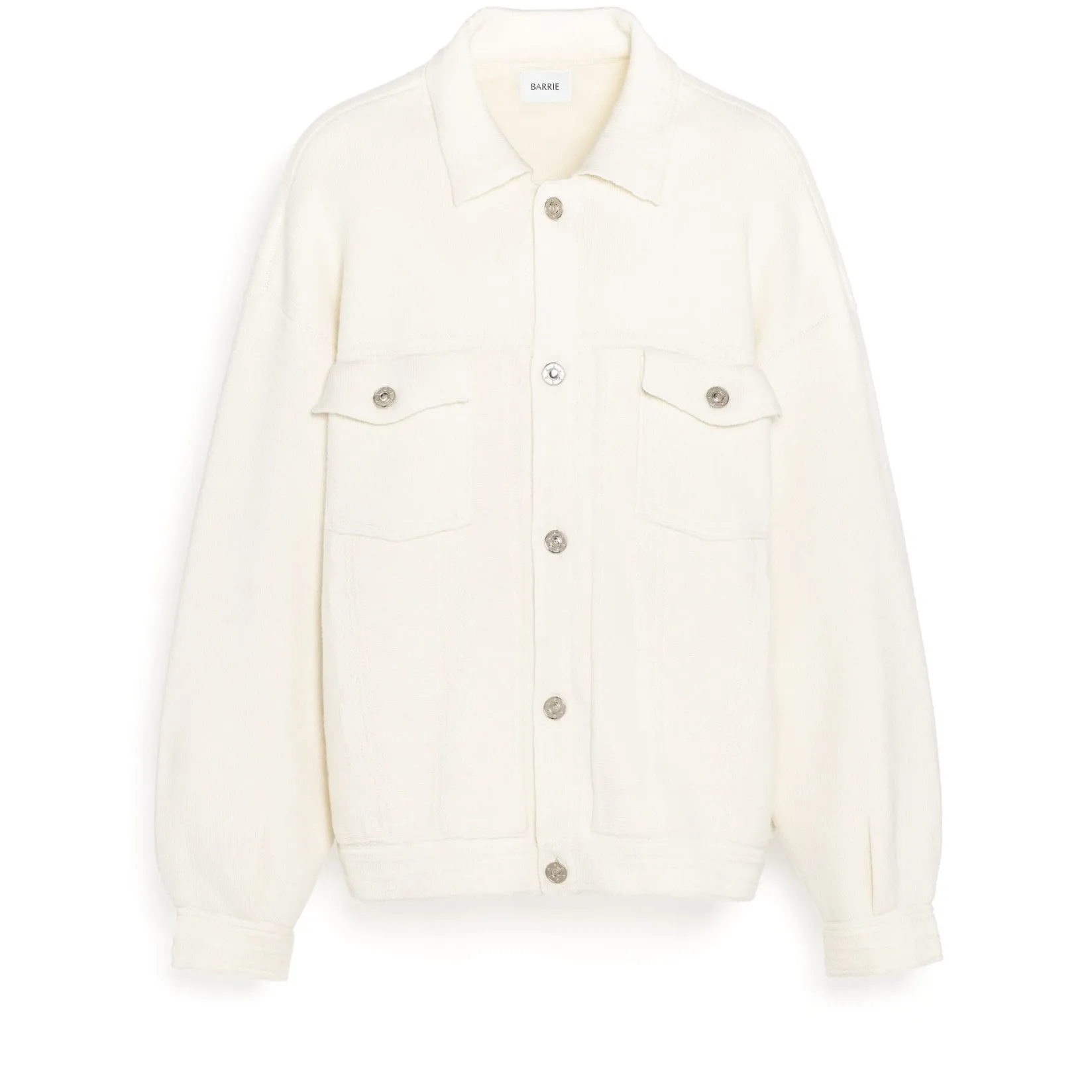 Barrie Denim oversized cashmere and cotton jacket