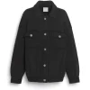 Women Barrie Denim oversized cashmere and cotton jacket
