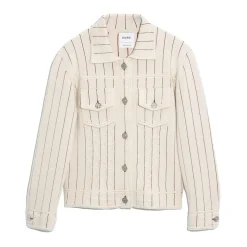 Women Barrie Denim Uniform cashmere and cotton jacket