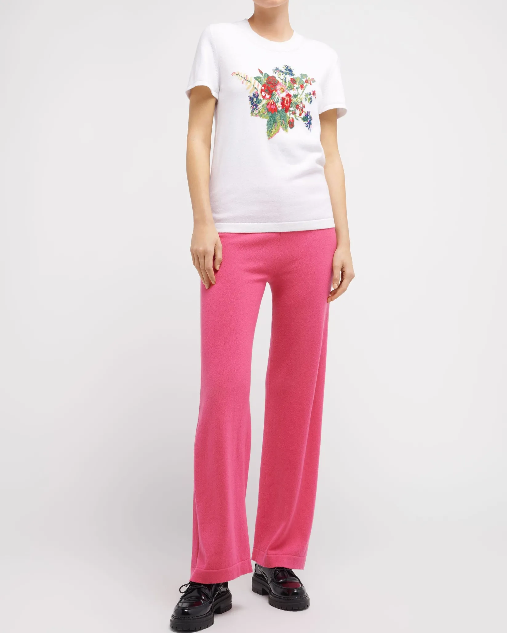 Women Barrie Fluid cashmere trousers