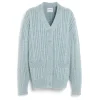 Women Barrie Heavy oversized cashmere and wool cardigan
