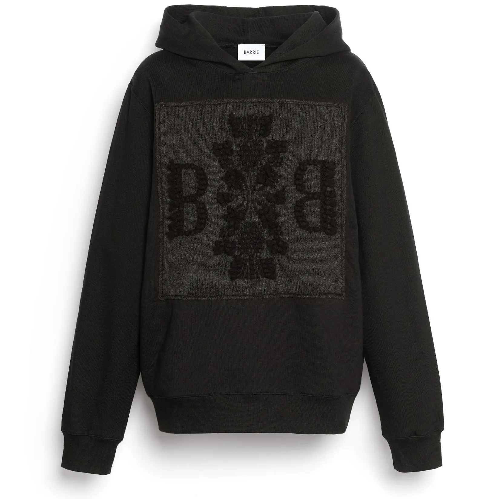 Women Barrie Hoodie with logo cashmere patch