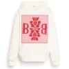 Women Barrie Hoodie with logo cashmere patch