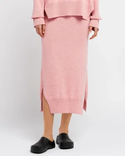 Women Barrie Iconic cashmere skirt