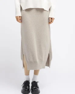 Women Barrie Iconic cashmere skirt