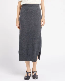 Women Barrie Iconic cashmere skirt