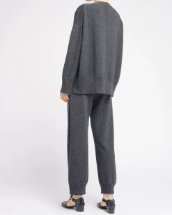 Women Barrie Iconic cashmere trousers