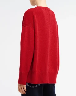 Women Barrie Iconic oversized cashmere jumper