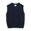 Women Barrie Iconic sleeveless cashmere jumper
