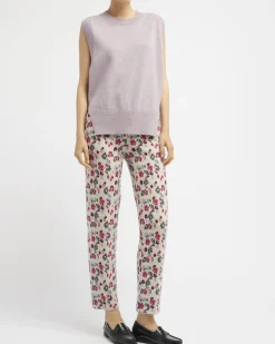 Women Barrie Iconic sleeveless cashmere jumper