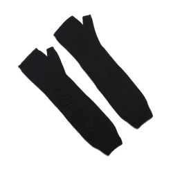 Women Barrie Long cashmere fingerless gloves