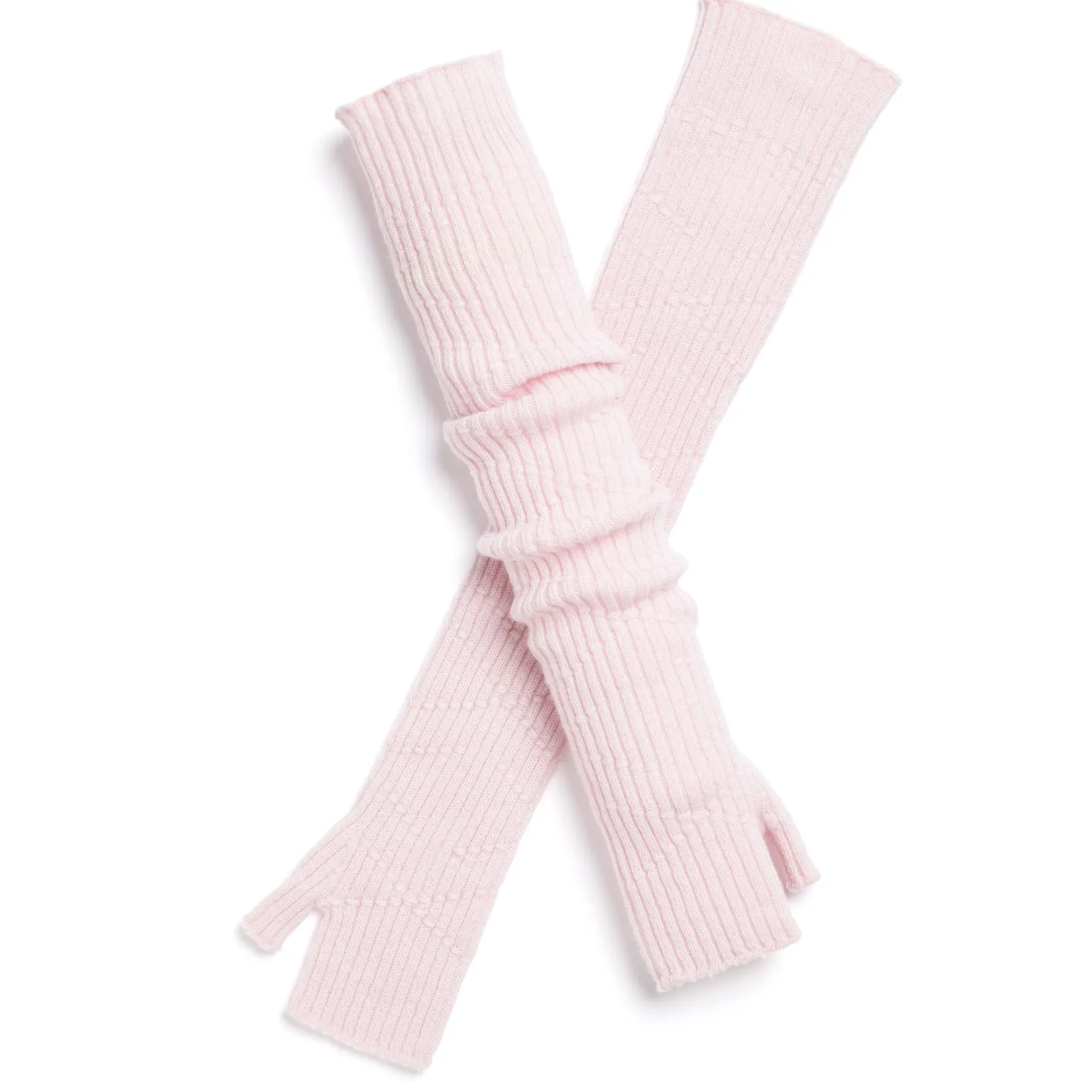Women Barrie Long cashmere fingerless gloves