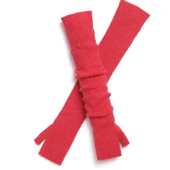 Women Barrie Long cashmere fingerless gloves